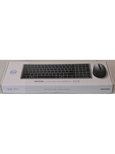SALE OUT. | Dell | Keyboard and Mouse | KM7120W | Wireless | 2.4 GHz, Bluetooth 5.0 | Batteries included | Bluetooth | Wireless connection | US | Titan Gray | REFURBISHED SALE OUT. | Dell | Keyboard and Mouse | KM7120W | Wireless | 2.4 GHz, Bluetooth 5.0 | Batteries included | Bluetooth | Wireless connection | US | Titan Gray | REFURBISHED