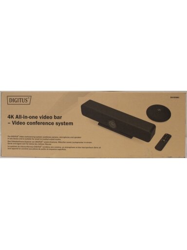 SALE OUT. | Digitus 4K All-in-One Video Bar Pro – Video Conference System | DS-55580 | DEMO | 24 month(s)