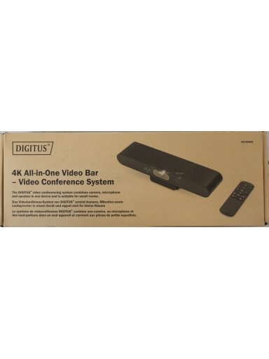 SALE OUT. | Digitus 4K All-in-One Video Bar - Video Conference System | DS-55581 | DEMO | 24 month(s)
