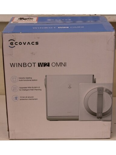 SALE OUT. Ecovacs | Window Cleaning Robot | WINBOT W2 OMNI | Corded | 2800 Pa | White | USED, DIRTY, SCRATCHED, MISSING LIQUID BOTTLE
