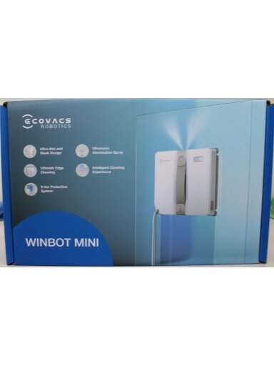 SALE OUT. | Ecovacs Windows Cleaner Robot | WINBOT MINI GREY | Corded | Grey | DEMO