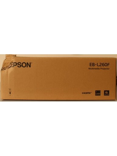 SALE OUT. Epson EB-L260F Full HD 3LCD Projector 1920x1080/4600 Lm/16:9/2500000:1, White | SALE OUT. Epson | EB-L260F | Full HD (1920x1080) | 4600 ANSI lumens | White | DAMAGED PACKAGING | Wi-Fi SALE OUT. Epson EB-L260F Full HD 3LCD Projector 1920x1080/4600 Lm/16:9/2500000:1, White | SALE OUT. Epson | EB-L260F | Full HD (1920x1080) | 4600 ANSI lumens | White | DAMAGED PACKAGING | Wi-Fi