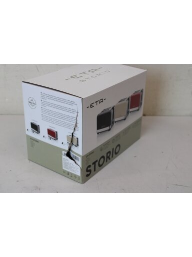 SALE OUT. ETA ETA916690040 STORIO Toaster, Power 930 W, 2 slots, Stainless steel, Beige | ETA Storio Toaster | ETA916690040 | Power 930 W | Housing material Stainless steel | Beige | DAMAGED PACKAGING SALE OUT. ETA ETA916690040 STORIO Toaster, Power 930 W, 2 slots, Stainless steel, Beige | ETA Storio Toaster | ETA916690040 | Power 930 W | Housing material Stainless steel | Beige | DAMAGED PACKAGING