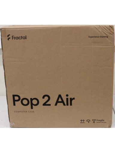 SALE OUT. Fractal Design Pop 2 Air, Black Solid | Fractal Design Case | Pop 2 Air | ATX | Black Solid | DAMAGED PACKAGING, SCRATCHED SIDE SALE OUT. Fractal Design Pop 2 Air, Black Solid | Fractal Design Case | Pop 2 Air | ATX | Black Solid | DAMAGED PACKAGING, SCRATCHED SIDE