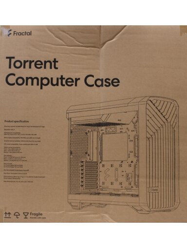 SALE OUT. Fractal Design Torrent Black RGB TG | Fractal Design | Torrent Black RGB TG Light Tint | Torrent Black RGB TG | ATX | Black | DAMAGED PACKAGING SALE OUT. Fractal Design Torrent Black RGB TG | Fractal Design | Torrent Black RGB TG Light Tint | Torrent Black RGB TG | ATX | Black | DAMAGED PACKAGING