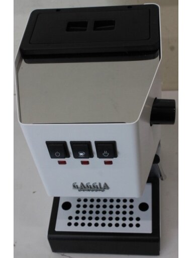 SALE OUT. Gaggia Coffee Maker | RI9481/13 Classic Evo | Pump pressure 15 bar | Built-in milk frother | Ground | 1300 W | White | DAMAGED PACKAGING, DENT ON THE TOP, CRACKED PLASTIC SALE OUT. Gaggia Coffee Maker | RI9481/13 Classic Evo | Pump pressure 15 bar | Built-in milk frother | Ground | 1300 W | White | DAMAGED PACKAGING, DENT ON THE TOP, CRACKED PLASTIC