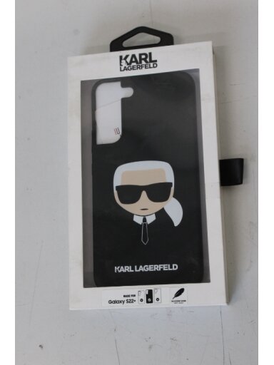 SALE OUT. Karl Lagerfeld KLHCS22MSLKHBK S22+ S906 black hardcase Silicone Karl`s Head DIRTY PACKAGING | SALE OUT. SALE OUT. Karl Lagerfeld DIRTY PACKAGING