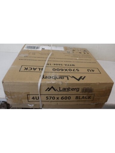 SALE OUT. Lanberg Rack cabinet 19" wall-mounted 4U 600 fast assembly (flat pack), black | SALE OUT. Lanberg Rack cabinet 19" wall-mounted 4U 600 fast assembly (flat pack) | WFFA-5604-10B | Black | DAMAGED PACKAGING, UNPACKED