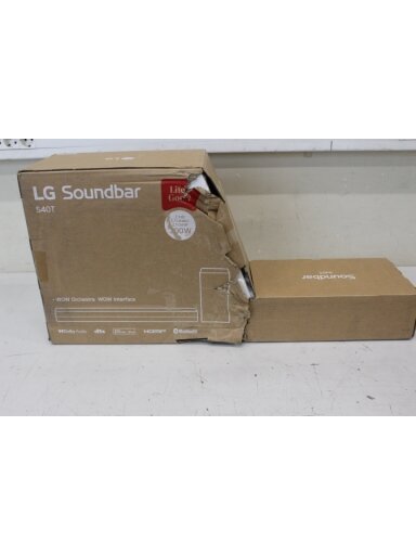 SALE OUT. LG Soundbar S40T  for TV 2.1 ch. with Bluetooth | LG Soundbar 2.1 Channel Sound System | S40T | 27 " | IPS | FHD | 16:9 | 60 Hz | 14 ms | 1920 x 1080 | 250 cd/m² | HDMI ports quantity 2 | Black | Warranty 24 month(s) | DAMAGED PACKAGING | Blueto