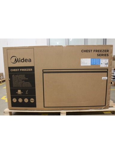 SALE OUT. Midea Freezer | MDRC564FEE01 | Energy efficiency class E | Chest | Free standing | Height 82.5 cm | Total net capacity 418 L | White | DAMAGED PACKAGING, BENT CORNER, BENT COVER SALE OUT. Midea Freezer | MDRC564FEE01 | Energy efficiency class E | Chest | Free standing | Height 82.5 cm | Total net capacity 418 L | White | DAMAGED PACKAGING, BENT CORNER, BENT COVER