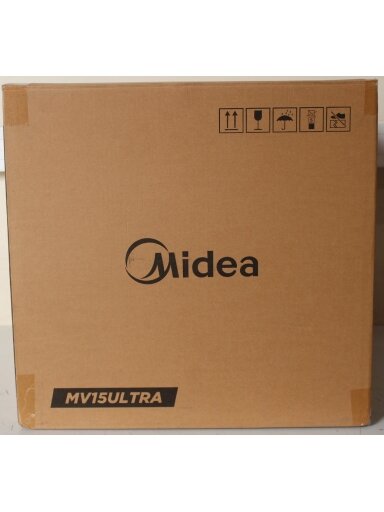 SALE OUT. Midea V15 Robot Vacuum Cleaner | Midea Robot Vacuum Cleaner | V15 | Wet&Dry | 5200 mAh | Dust capacity 3 L | 16200 Pa | Black | MISSING INNER PACKAGING, DEMO
