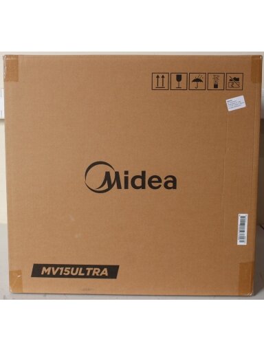 SALE OUT. Midea V15 Robot Vacuum Cleaner | Midea Robot Vacuum Cleaner | V15 | Wet&Dry | 5200 mAh | Dust capacity 3 L | 16200 Pa | Black | MISSING INNER PACKAGING, DEMO