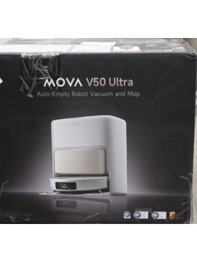 SALE OUT. MOVA V50 Ultra Robot Vacuum, White | MOVA Robot Vacuum | V50 Ultra | Wet&Dry | 6400 mAh | Dust capacity 3.2 L | 24000 Pa | White | DAMAGED PACKAGING | 34 month(s) SALE OUT. MOVA V50 Ultra Robot Vacuum, White | MOVA Robot Vacuum | V50 Ultra | Wet&Dry | 6400 mAh | Dust capacity 3.2 L | 24000 Pa | White | DAMAGED PACKAGING | 34 month(s)