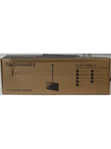 SALE OUT. Neomounts CL35-340BL12 Monitor/TV mount ceiling 1 screen - 23-42" - max 50 kg - VESA 100x100-200x200 - h 106-156 cm - black | Neomounts CL35-340BL12 Monitor/TV mount Ceiling | Adjustable Height, Rotate, Tilt, Swivel | 23-42 " | Maximum weight (c SALE OUT. Neomounts CL35-340BL12 Monitor/TV mount ceiling 1 screen - 23-42" - max 50 kg - VESA 100x100-200x200 - h 106-156 cm - black | Neomounts CL35-340BL12 Monitor/TV mount Ceiling | Adjustable Height, Rotate, Tilt, Swivel | 23-42 " | Maximum weight (c