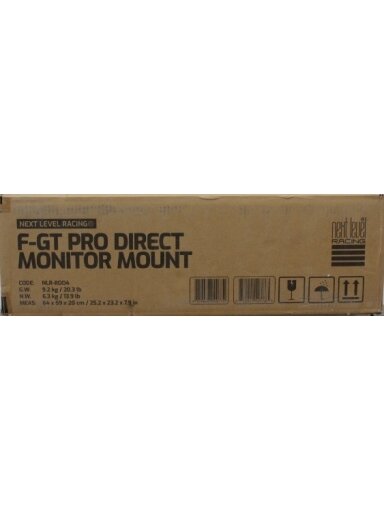 SALE OUT. Next Level F-GT Pro Direct Monitor Mount | Next Level Racing F-GT Pro Direct Monitor Mount | 27-57 " | Maximum weight (capacity) 50 kg | SCRATCHED, DAMAGED PAINT AND MANUAL, MOUNTING MARKS, MISSING SCREWS AND WASHERS (M5 16MM) | Black SALE OUT. Next Level F-GT Pro Direct Monitor Mount | Next Level Racing F-GT Pro Direct Monitor Mount | 27-57 " | Maximum weight (capacity) 50 kg | SCRATCHED, DAMAGED PAINT AND MANUAL, MOUNTING MARKS, MISSING SCREWS AND WASHERS (M5 16MM) | Black