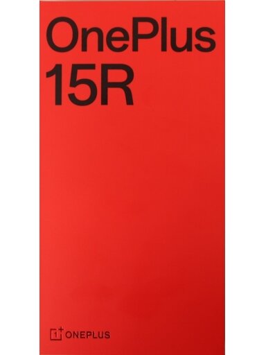 SALE OUT. OnePlus 15R (Charcoal Black) DS 6.83" AMOLED 1272x2800/3.84GHz/256GB/12GB RAM/Android 16/WiFi,BT,5G,DEMO | SALE OUT. | OnePlus Warranty 24 month(s) | DEMO