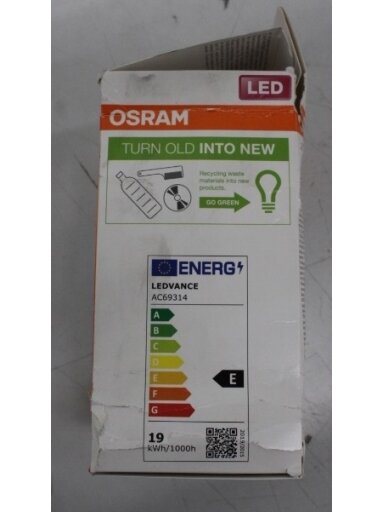SALE OUT. Osram | Parathom Classic LED | E27 | 19 W | Warm White | DAMAGED PACKAGING