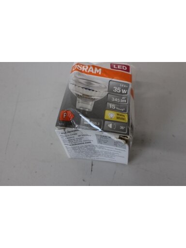 SALE OUT. Osram Parathom Reflector LED 12V MR16 35 non-dim 36° 3,8W/827 GU5.3 bulb | SALE OUT. Osram Parathom Reflector LED | GU5.3 | 3.8 W | Warm White | DAMAGED PACKAGING