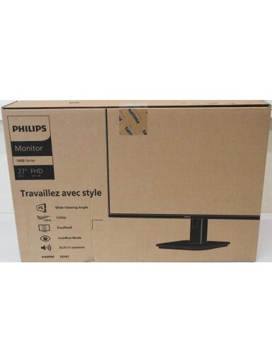 SALE OUT. PHILIPS 27E1N1100A/00 27" 16:9/1920x1080/250cdm2/4ms/VGA HDMI Audio out, DAMAGED PACKAGING | SALE OUT. | Philips | 27E1N1100A/00 | 27 " | IPS | 16:9 | 100 Hz | 4 ms | 1920 x 1080 pixels | 250 cd/m² | HDMI ports quantity 1 | Black | Warranty 36 m SALE OUT. PHILIPS 27E1N1100A/00 27" 16:9/1920x1080/250cdm2/4ms/VGA HDMI Audio out, DAMAGED PACKAGING | SALE OUT. | Philips | 27E1N1100A/00 | 27 " | IPS | 16:9 | 100 Hz | 4 ms | 1920 x 1080 pixels | 250 cd/m² | HDMI ports quantity 1 | Black | Warranty 36 m