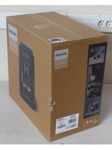 SALE OUT. Philips Espresso Coffee maker Series 1200 | EP1224/00 | Pump pressure 15 bar | Built-in milk frother | Fully automatic | 1500 W | Light Gray | DAMAGED PACKAGING SALE OUT. Philips Espresso Coffee maker Series 1200 | EP1224/00 | Pump pressure 15 bar | Built-in milk frother | Fully automatic | 1500 W | Light Gray | DAMAGED PACKAGING