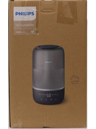 SALE OUT. Philips HU1510/03 Humidifier Series 1000 Up to 41m2, 3 settings, Grey | SALE OUT. | Philips Humidifier | HU1510/03 Series 1000 | 19.6 W | Water tank capacity 3 L | Suitable for rooms up to 41 m² | Ultrasonic | Humidification capacity 275 ml/hr | SALE OUT. Philips HU1510/03 Humidifier Series 1000 Up to 41m2, 3 settings, Grey | SALE OUT. | Philips Humidifier | HU1510/03 Series 1000 | 19.6 W | Water tank capacity 3 L | Suitable for rooms up to 41 m² | Ultrasonic | Humidification capacity 275 ml/hr |