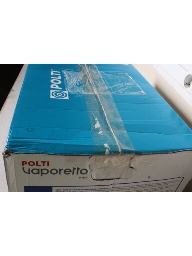SALE OUT. | Polti | Steam cleaner | PTEU0313 Vaporetto Pro 100 Eco Power | Power 1900 W | Steam pressure 5.5 bar | Water tank capacity 2 L | White/Blue | DAMAGED PACKAGING. ITEM SCRATCHED AND DIRTY. MISSING: BRUSH, CONCENTRATOR