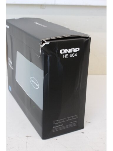 SALE OUT. | QNAP | 2-Bay SATA fanless home NAS | HS-264 | Up to 2 SATA 6Gb/s, 3Gb/s | Intel Celeron | N5105 4-core/4-thread | Processor frequency 2.9 GHz | 8 GB | N/A | DAMAGED PACKAGING