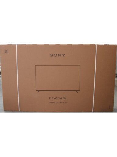 SALE OUT. Sony K75XR35M2 Bravia 7 75" (189cm) 4K Ultra HD Smart Google Mini LED TV | SALE OUT. Sony | TV | K-75XR35M2 Bravia 3 II | 75 | Smart TV | Google TV | UHD | Black | DAMAGED PACKAGING SALE OUT. Sony K75XR35M2 Bravia 7 75" (189cm) 4K Ultra HD Smart Google Mini LED TV | SALE OUT. Sony | TV | K-75XR35M2 Bravia 3 II | 75 | Smart TV | Google TV | UHD | Black | DAMAGED PACKAGING