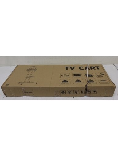 SALE OUT. Sunne 37-70", Fixed height | Sunne Floor stand | S112 multifunctional Mobile TV cart | Tilt | 37-70 " | DAMAGED PACKAGING | Black
