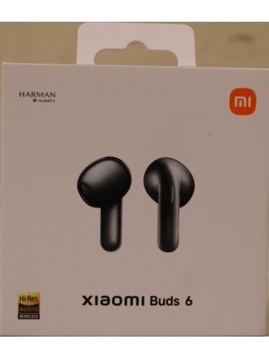 SALE OUT. Xiaomi Buds 6, Graphite Black | SALE OUT. | Xiaomi Buds 6 | Bluetooth | Semi-in-ear | Microphone | Graphite Black | Noise canceling | DEMO | Warranty 24 month(s) | Wireless