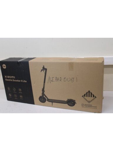 SALE OUT. Xiaomi Electric Scooter 4 Lite EU | Xiaomi Electric Scooter 4 Lite EU | 300 W | 25 km/h | 8.5 " | 3 month(s) | Black | USED, DAMAGED PACKAGING SALE OUT. Xiaomi Electric Scooter 4 Lite EU | Xiaomi Electric Scooter 4 Lite EU | 300 W | 25 km/h | 8.5 " | 3 month(s) | Black | USED, DAMAGED PACKAGING