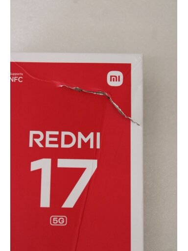 SALE OUT. Xiaomi Redmi 17 5G (Black) Dual SIM 6.9" LCD 1600x720/2.4GHz&1.8GHz,128GB,4GB RAM/Android 16,WiFi,BT,5G,MZB0PC8EU | SALE OUT. | Xiaomi Redmi 17 5G | Black | 6.9 " | LCD | 1600 x 720 pixels | Qualcomm | Snapdragon 4 Gen 5 | Internal RAM 4 GB | 12