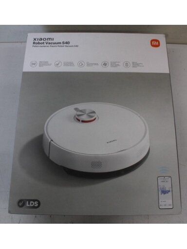SALE OUT. Xiaomi Robot Vacuum S40 EU | Xiaomi Robot Vacuum S40 EU | Wet&Dry | 5200 mAh | Dust capacity 0.52 L | 10000 Pa | White | DAMAGED PACKAGING | 24 month(s)