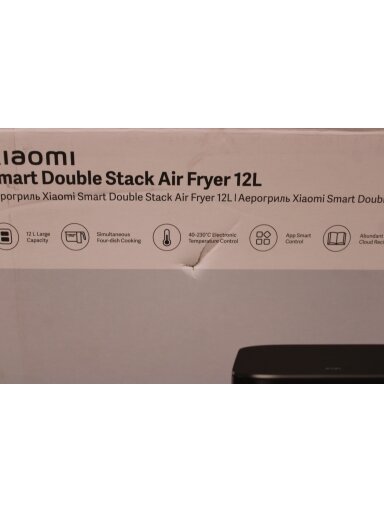 SALE OUT. Xiaomi Smart Double Stack Air Fryer 12L | Power 2800 W | Capacity 12 L | Black | DAMAGED PACKAGING AS DEMO | 24 month(s)