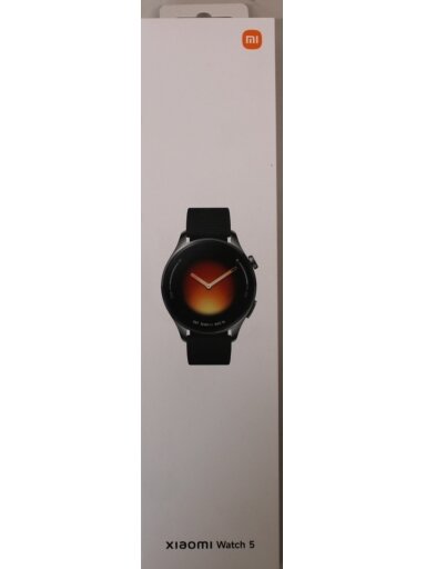 SALE OUT. Xiaomi Watch 5, Black | SALE OUT. Xiaomi Watch 5 | Smart watch | AMOLED | 1.54" | Waterproof | Black | UNPACKED