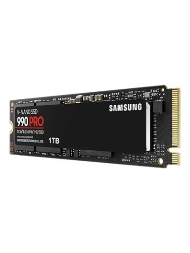 Samsung | 990 PRO | 1000 GB | SSD form factor M.2 2280 | Solid-state drive interface PCIe Gen4x4 | Read speed 7450 MB/s | Write speed 6900 MB/s