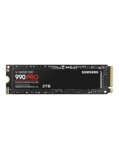 Samsung | 990 PRO | 2000 GB | SSD form factor M.2 2280 | Solid-state drive interface PCIe Gen4x4 | Read speed 7450 MB/s | Write speed 6900 MB/s