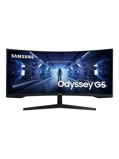 Samsung | Curved Monitor | LC34G55TWWPXEN | 34 " | VA | UWQHD | 21:9 | 165 Hz | 1 ms | 3440 x 1440 | 250 cd/m² | HDMI ports quantity 1 | Black | Warranty 24 month(s) Samsung | Curved Monitor | LC34G55TWWPXEN | 34 " | VA | UWQHD | 21:9 | 165 Hz | 1 ms | 3440 x 1440 | 250 cd/m² | HDMI ports quantity 1 | Black | Warranty 24 month(s)