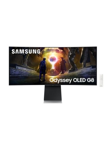 Samsung | LS34DG850SUXDU | 34 " | OLED | 21:9 | 175 Hz | 0.03 ms | 3440 x 1440 pixels | HDMI ports quantity 2 | Silver
