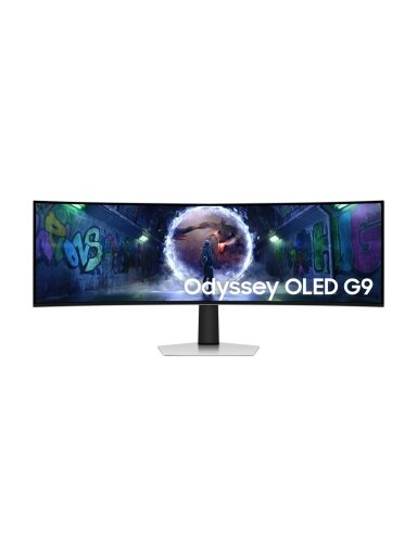 Samsung | LS49DG934SUXEN Odyssey G9 G93SD | 49 " | OLED | DQHD | 32:9 | 240 Hz | 0.03 ms | 5120 x 1440 pixels | 250 cd/m² | HDMI ports quantity 1 | Silver