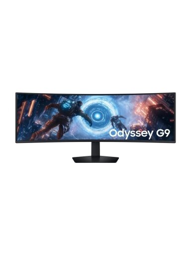 Samsung | LS49FG910EUXEN | 49 " | VA | DQHD | 32:9 | 144 Hz | 1 ms | 5120 x 1440 pixels | 350 cd/m² | HDMI ports quantity 2 | Black