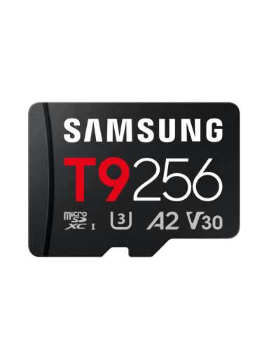 Samsung microSDXC UHS-I Card | T9 | 256 GB | microSD | Flash memory class U3, V30, A2