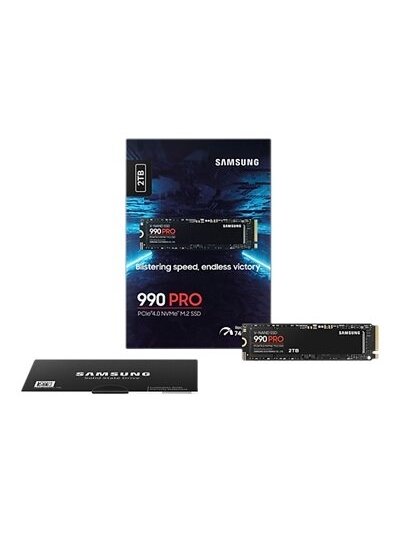 Samsung | 990 PRO | 2000 GB | SSD form factor M.2 2280 | Solid-state drive interface PCIe Gen4x4 | Read speed 7450 MB/s | Write speed 6900 MB/s 2