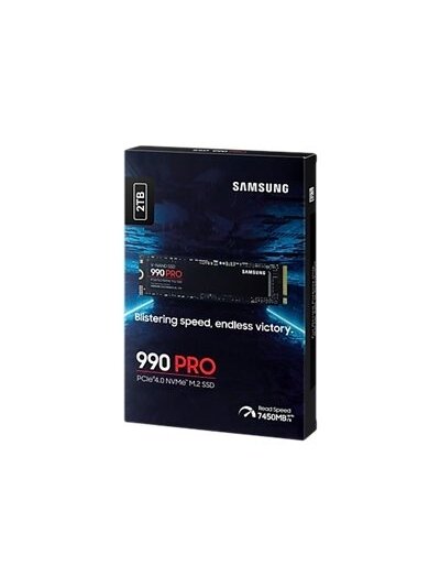 Samsung | 990 PRO | 2000 GB | SSD form factor M.2 2280 | Solid-state drive interface PCIe Gen4x4 | Read speed 7450 MB/s | Write speed 6900 MB/s 5 Samsung | 990 PRO | 2000 GB | SSD form factor M.2 2280 | Solid-state drive interface PCIe Gen4x4 | Read speed 7450 MB/s | Write speed 6900 MB/s 5