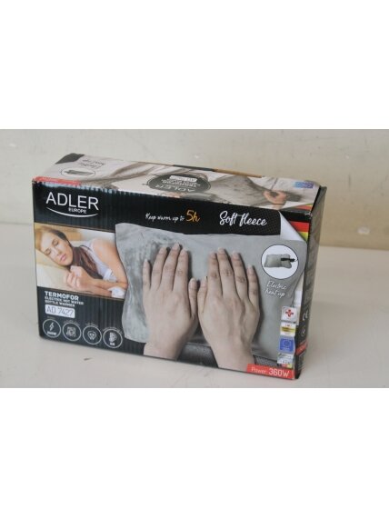 SALE OUT. Adler Electric Hot water bottle warmer | AD 7427 | Number of heating levels 1 | Number of persons 1 | Remote control | Soft polar | 360 W | Gray | DAMAGED PACKAGING 2 SALE OUT. Adler Electric Hot water bottle warmer | AD 7427 | Number of heating levels 1 | Number of persons 1 | Remote control | Soft polar | 360 W | Gray | DAMAGED PACKAGING 2