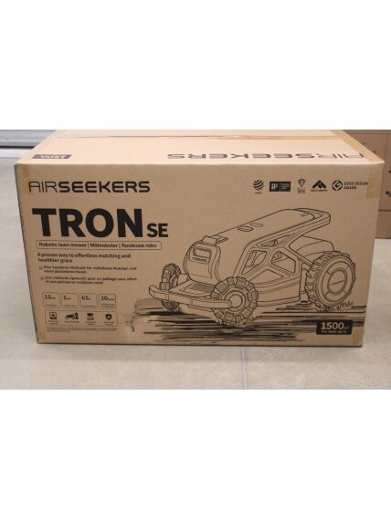 SALE OUT. AIRSEEKERS LIMITED Tron SE 300° AI Vision Mulching Mower, 1500m², Ai Vision + NRTK | 10 Ah | DAMAGED PACKAGING 3