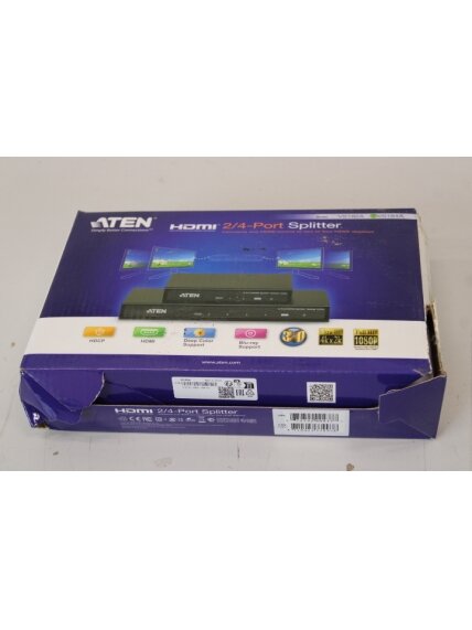 SALE OUT. Aten | 4-Port 4K HDMI Splitter | VS184A | DAMAGED PACKAGING SALE OUT. Aten | 4-Port 4K HDMI Splitter | VS184A | DAMAGED PACKAGING