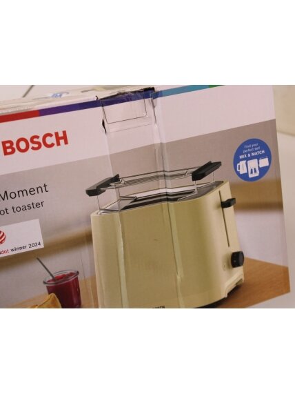 SALE OUT. Bosch TAT3M127 MyMoment Compact toaster, 950 W, 2 slots, Beige | SALE OUT. Compact Toaster | TAT3M127 MyMoment | Number of slots 2 | Housing material Plastic | Beige | DAMAGED PACKAGING AND ITEM BODY (EDGE) 2 SALE OUT. Bosch TAT3M127 MyMoment Compact toaster, 950 W, 2 slots, Beige | SALE OUT. Compact Toaster | TAT3M127 MyMoment | Number of slots 2 | Housing material Plastic | Beige | DAMAGED PACKAGING AND ITEM BODY (EDGE) 2