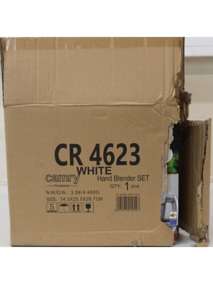 SALE OUT. CAMRY CR 4623w Hand blender set, 1600 W. DAMAGED PACKAGING | SALE OUT. | Camry DAMAGED PACKAGING