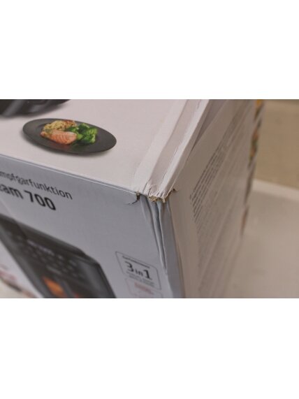 SALE OUT. Caso Steam & AirFry 700 Air fryer with Steam function, 1700 W, Capacity 7 L, Black | Caso | Air Fryer with Steam Function | Steam and AirFry 700 | Power 1700 W | Capacity 7 L | Black | DAMAGED PACKAGING, MISSING INNER PACKAGING, SCRATCHED, DIRTY 1 SALE OUT. Caso Steam & AirFry 700 Air fryer with Steam function, 1700 W, Capacity 7 L, Black | Caso | Air Fryer with Steam Function | Steam and AirFry 700 | Power 1700 W | Capacity 7 L | Black | DAMAGED PACKAGING, MISSING INNER PACKAGING, SCRATCHED, DIRTY 1